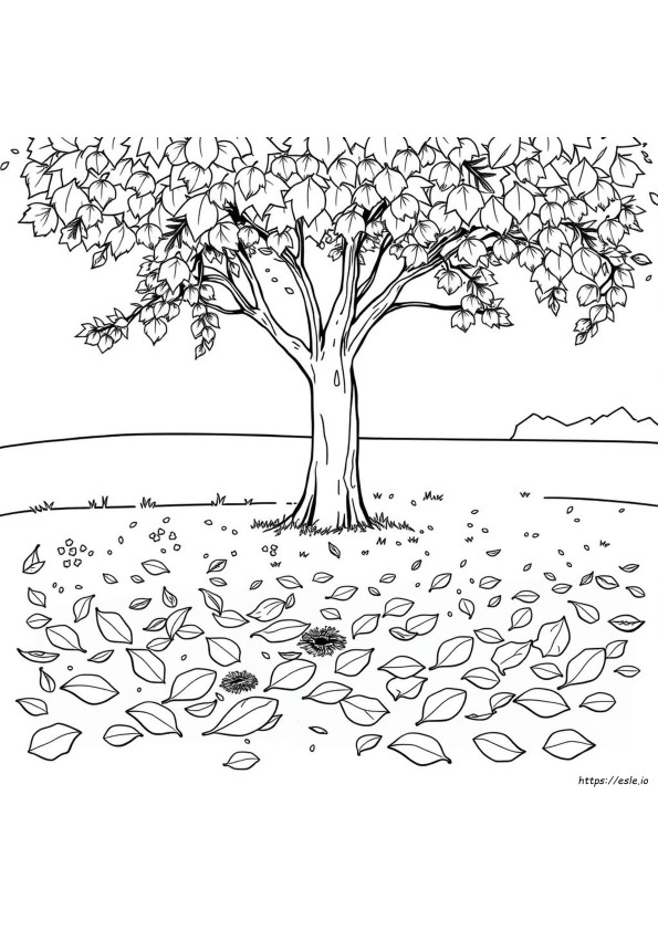 Leaves Coloring Pages For Adults