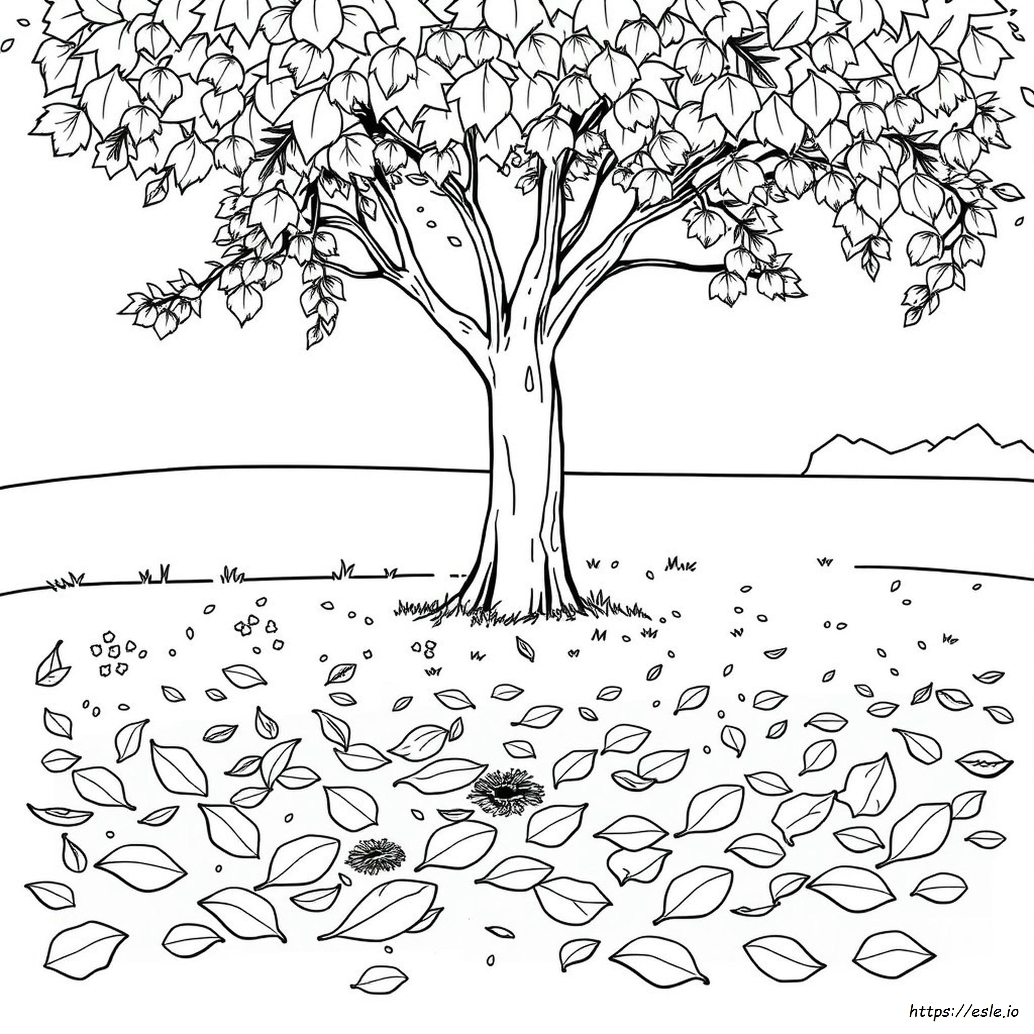 Leaves Coloring Pages For Adults