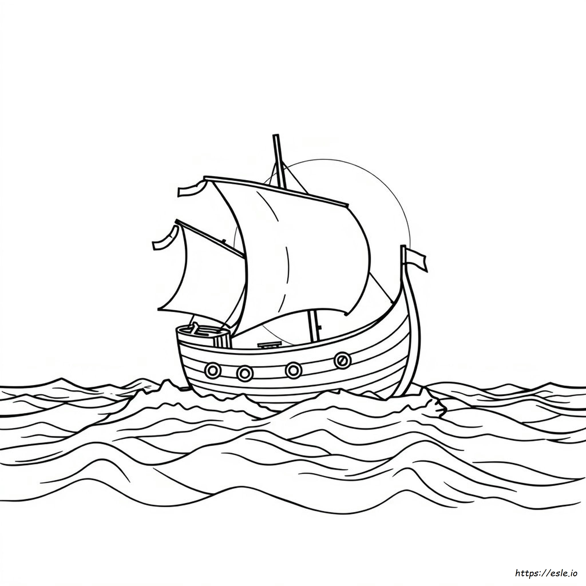 Coloring Page Of The Mayflower