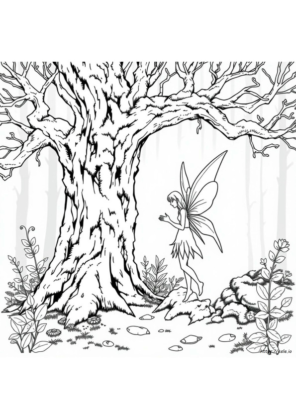 Coloriages Fée Gothique Gratuits À Imprimer