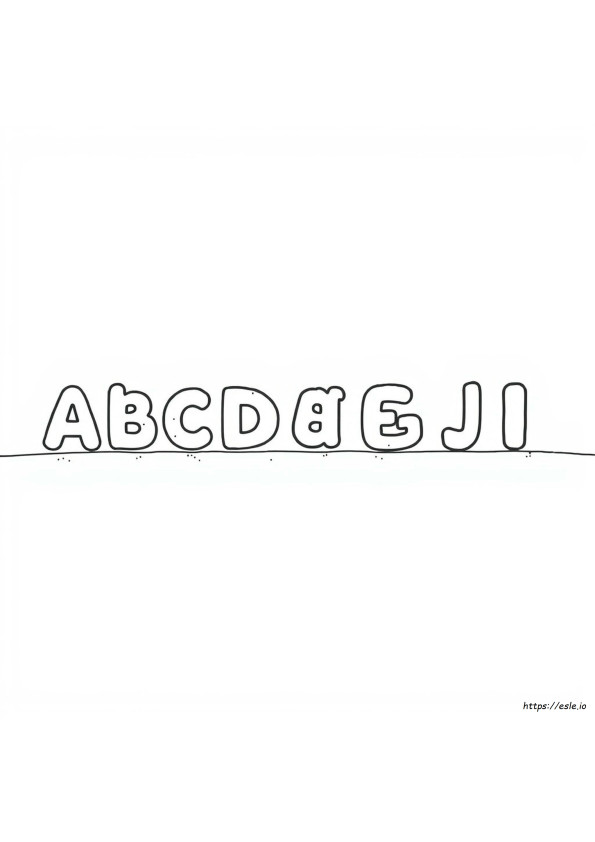 Alfabeto Da Colorare Az Pdf