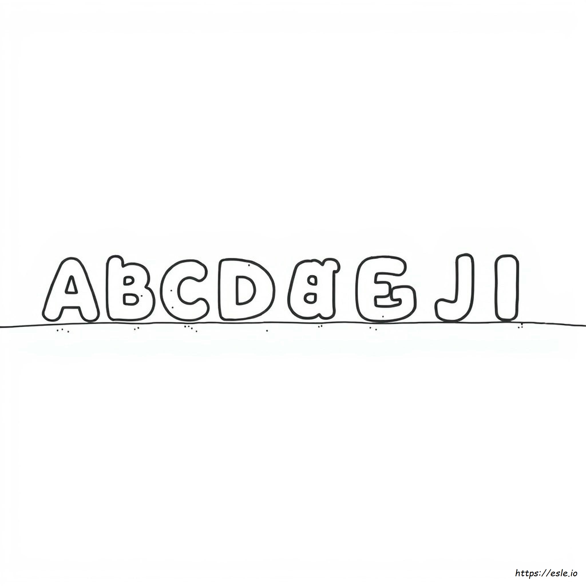 Abecedario Para Colorear En Pdf