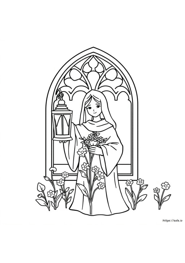 Free Printable All Saints Day Coloring Pages