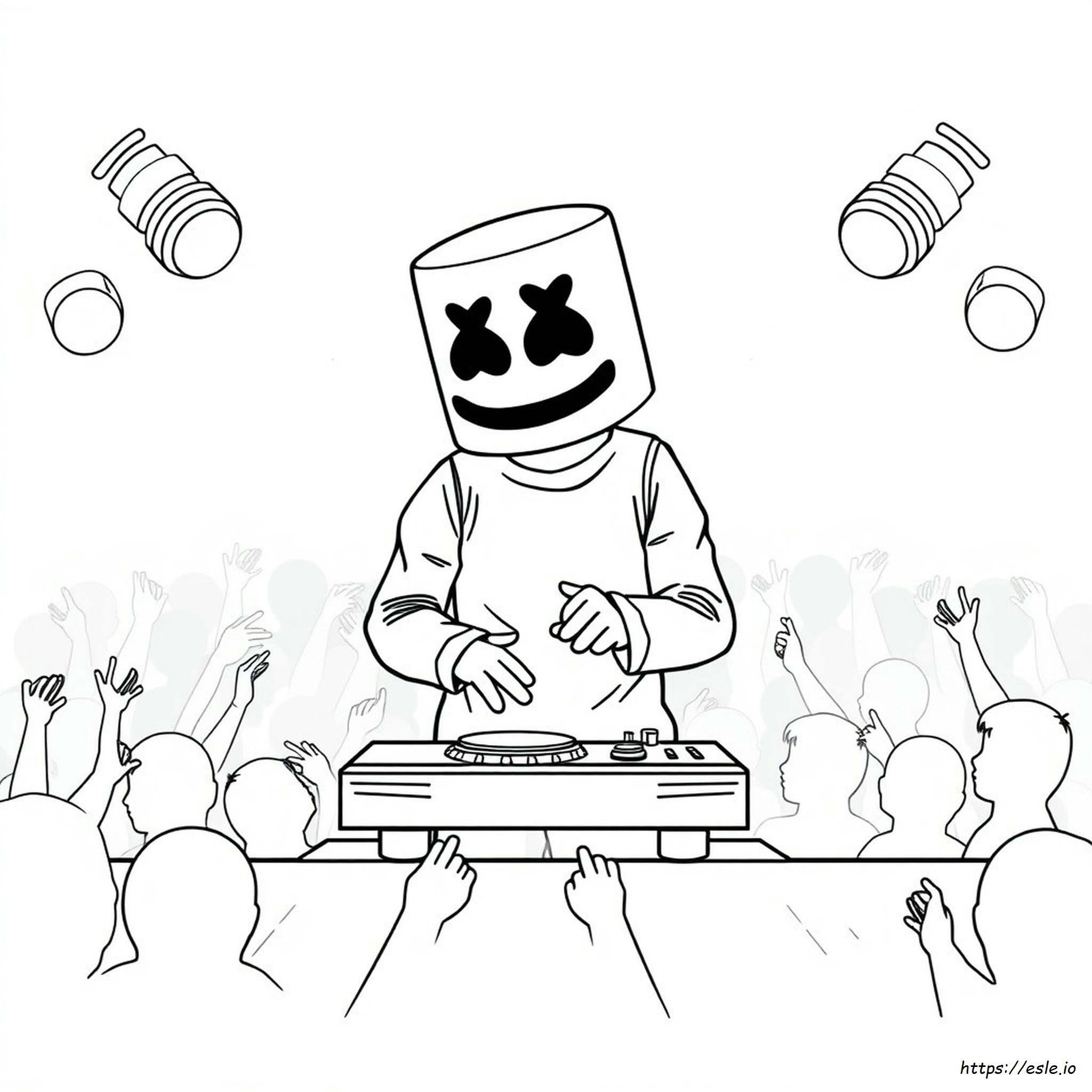 Marshmello Ausmalbilder