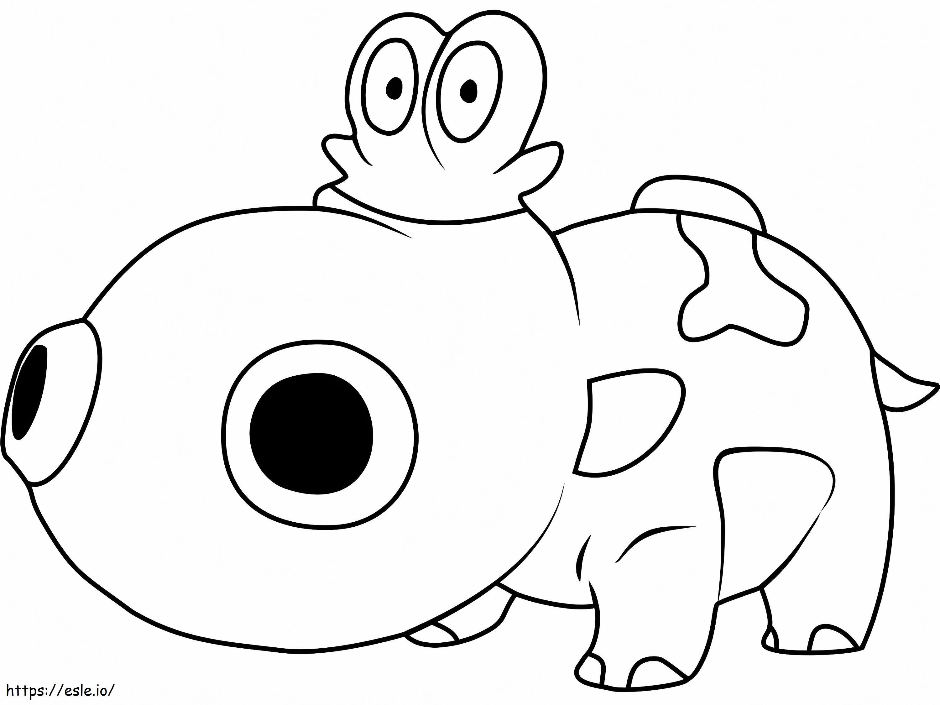 Pokémon hipopótamos para colorir