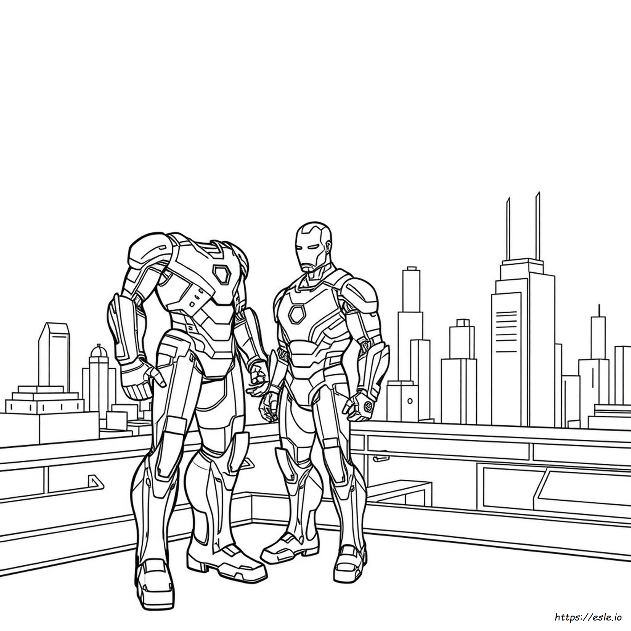 Disegni Da Colorare Di Iron Man