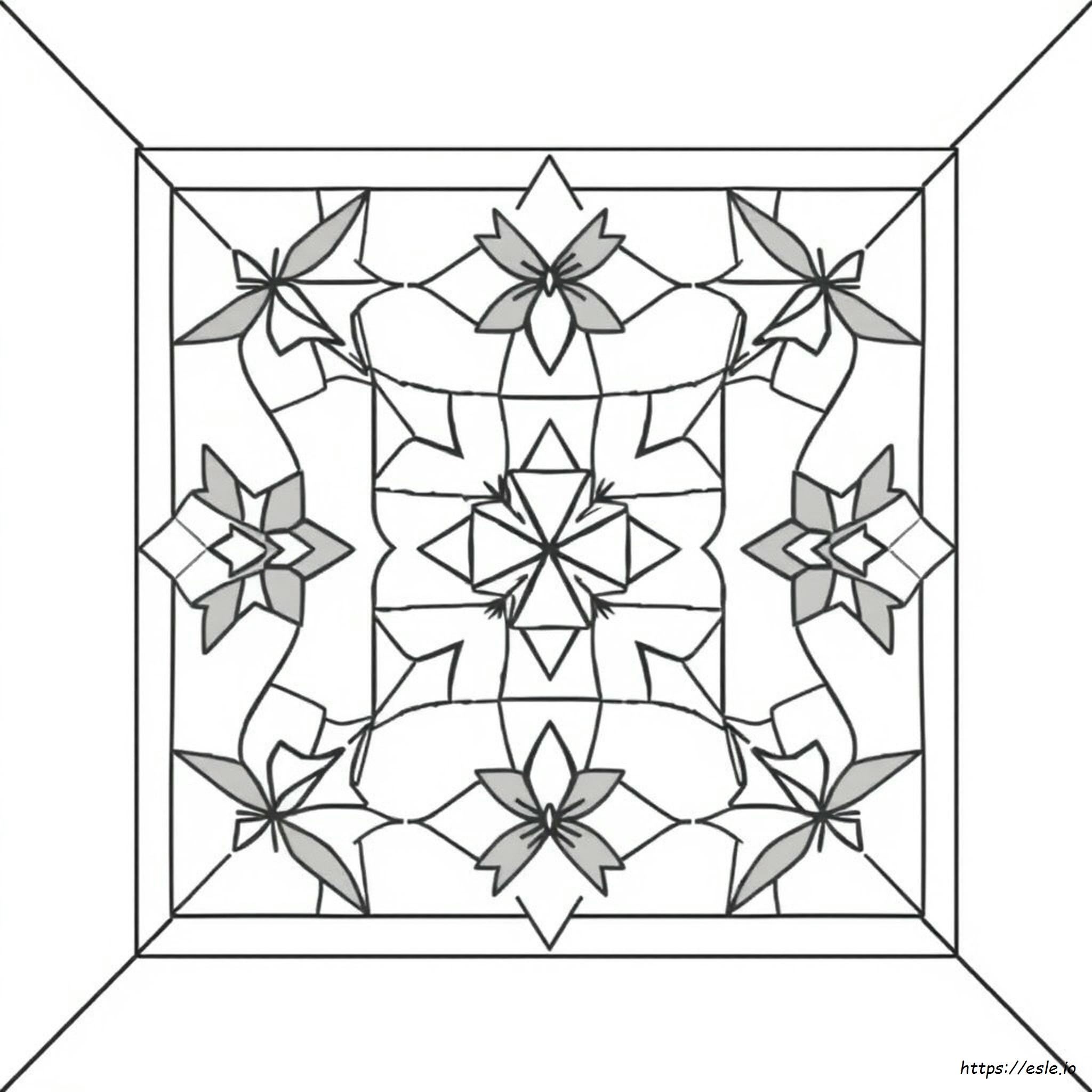 Coloriage De Blocs De Patchwork