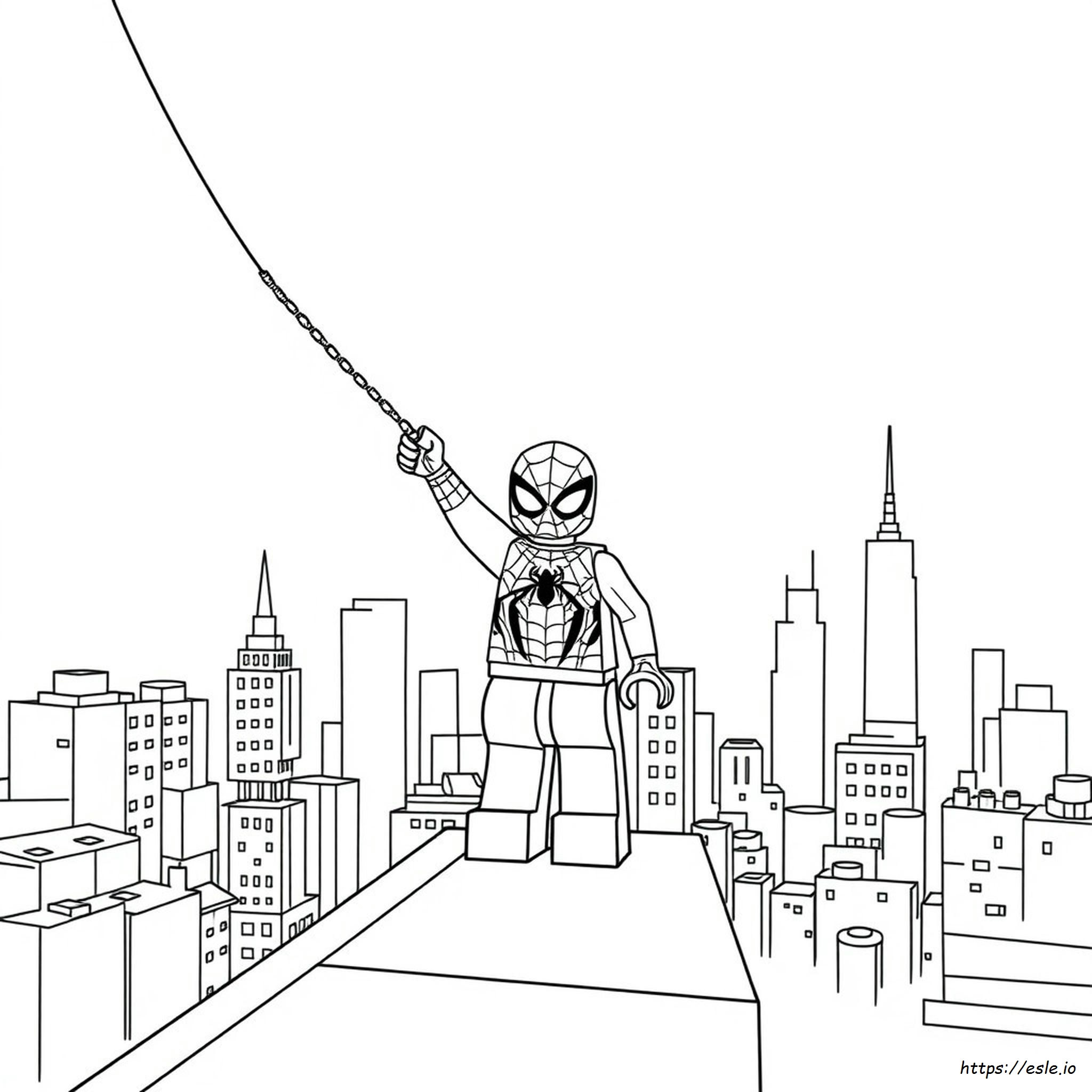 Free Printable Lego Spiderman Coloring Pages