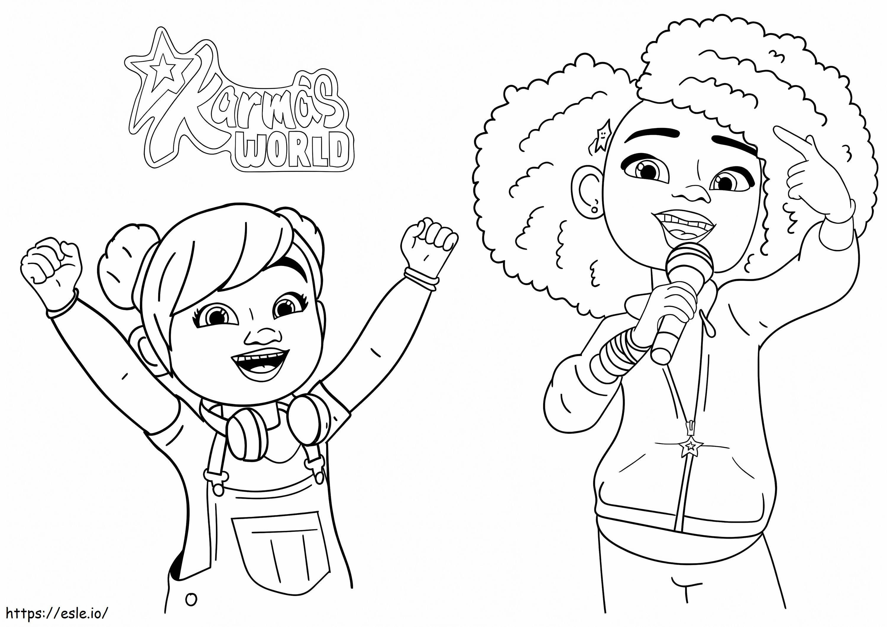 Switch And Karma coloring page