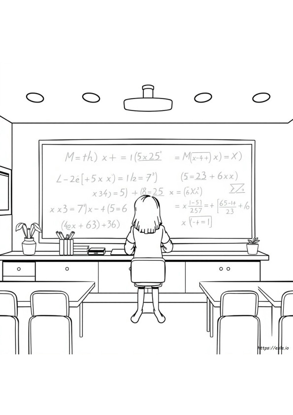 Math Coloring Pages High School