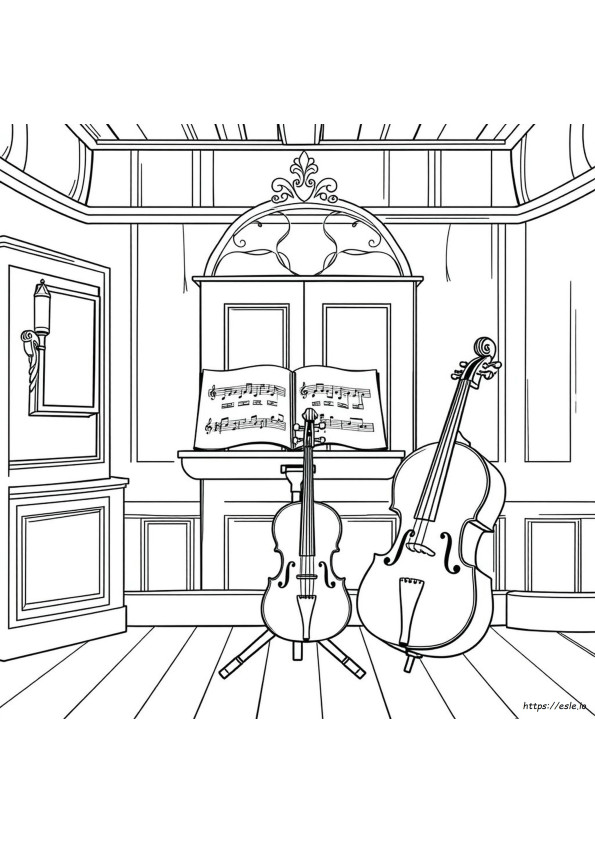 Music Themed Coloring Pages
