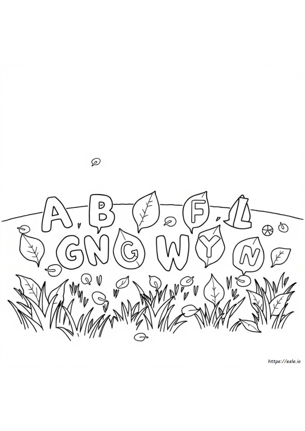 Disegni Da Colorare Gratuiti Con Lettere