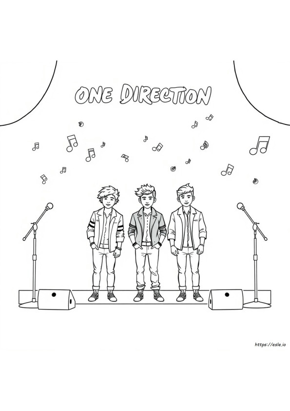 One Direction Coloring