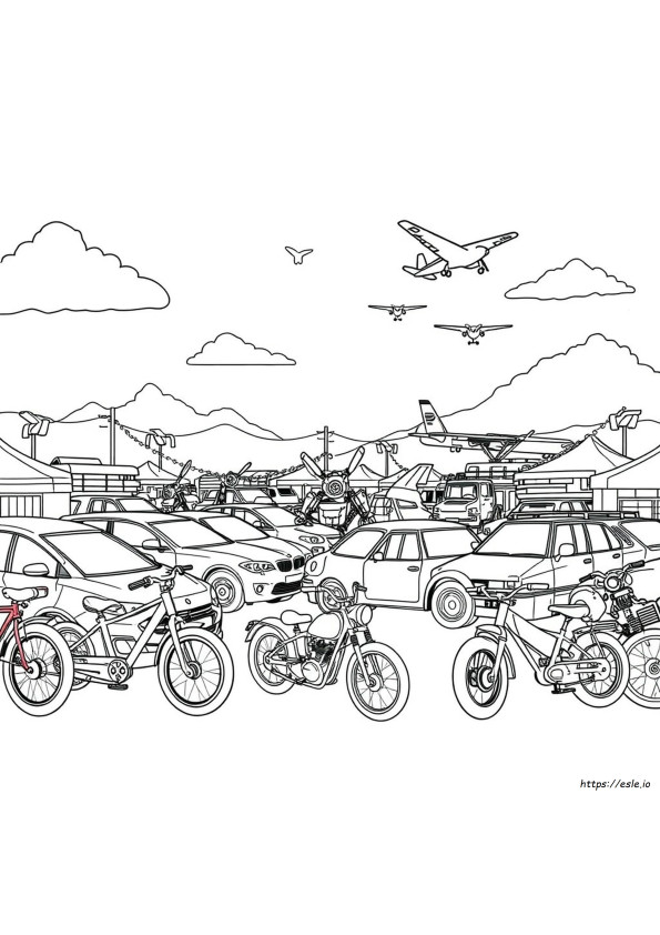 Colouring Vehicles