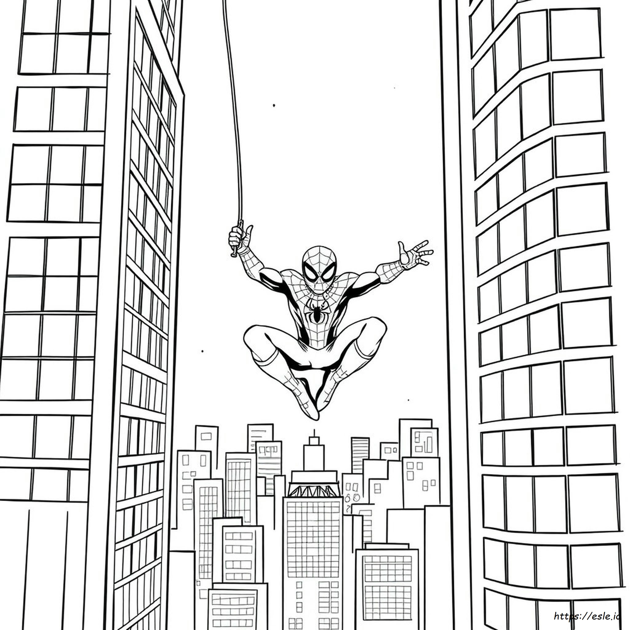 Spidey Coloring Book Pages