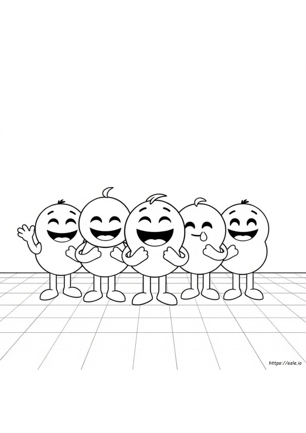 Emoji Ausmalbilder Schwarz Und Weiß
