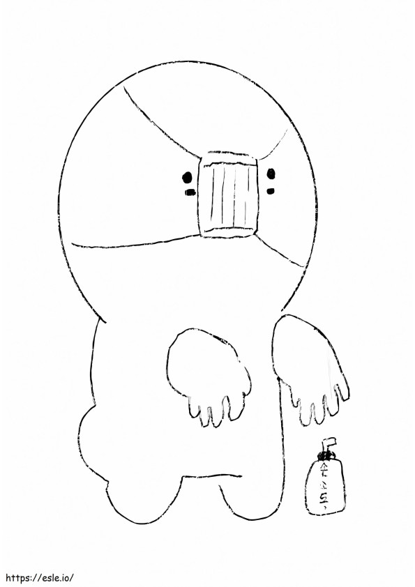 Clean Scp 173 coloring page