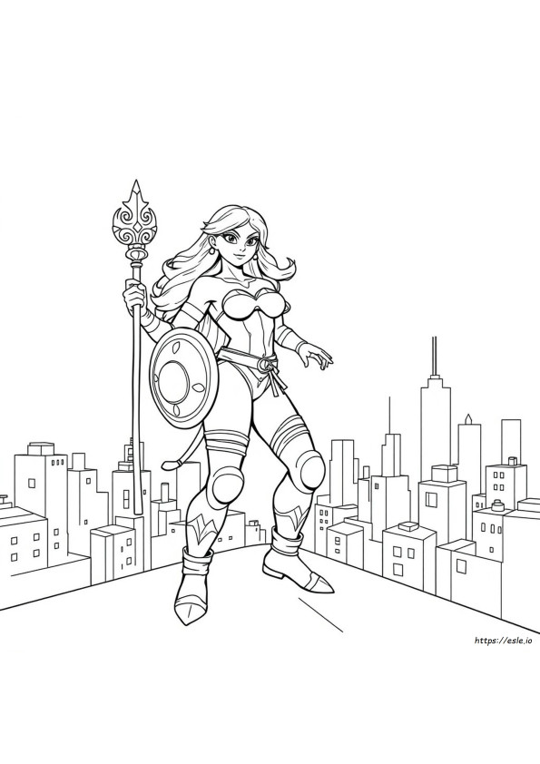 Venus Girl Tmnt Páginas Para Colorear