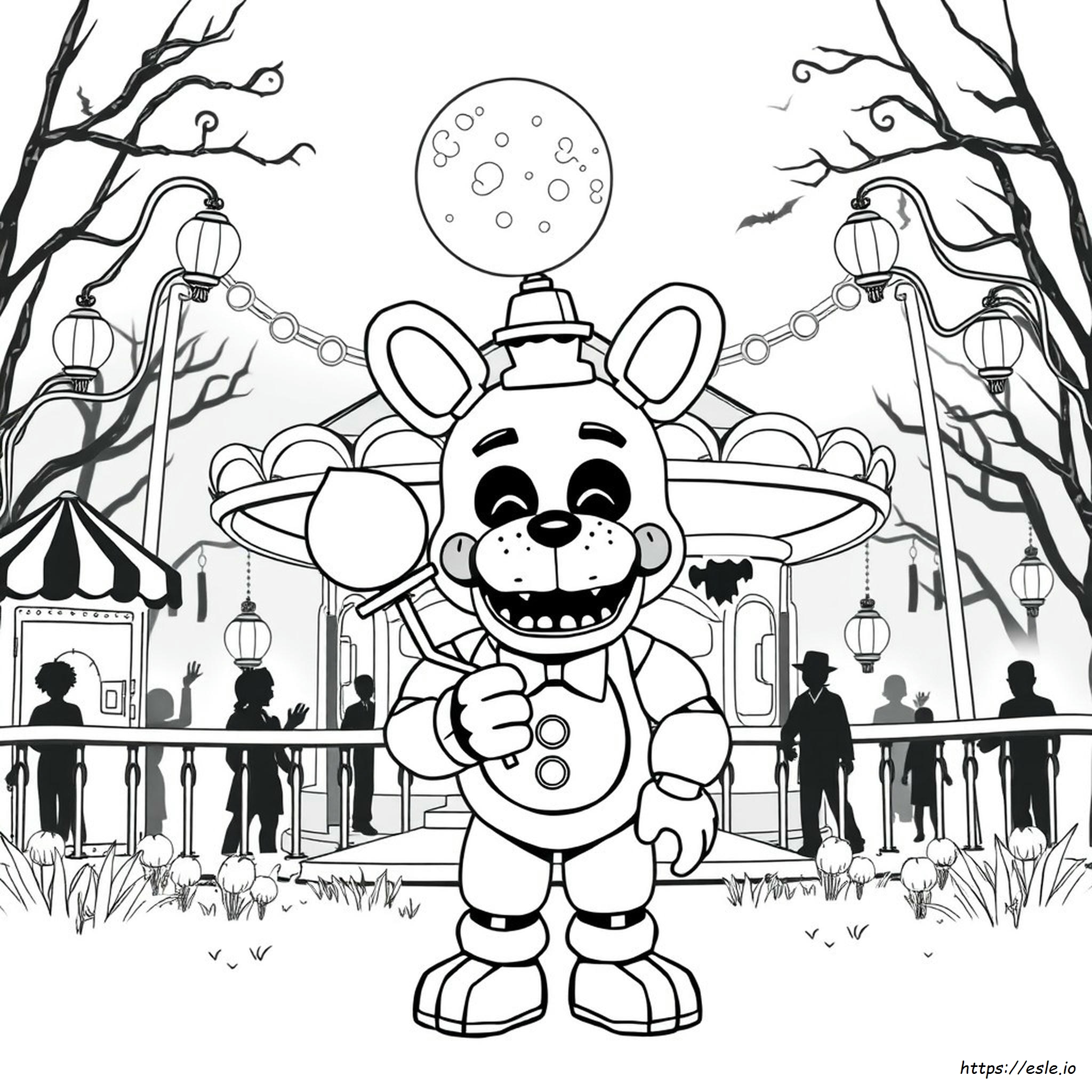 Coloring Pages Moondrop Fnaf Da Colorare