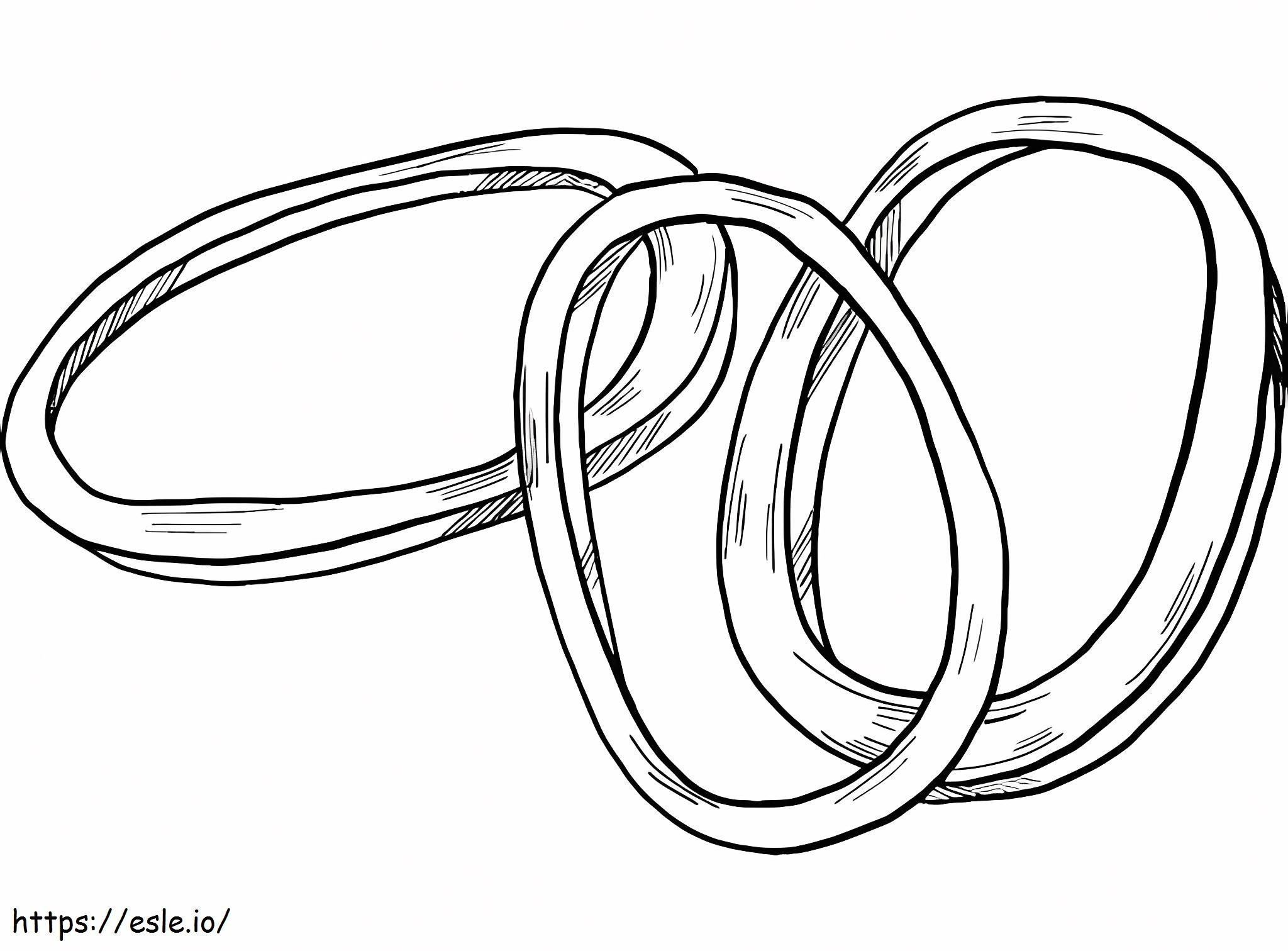Onion Rings coloring page