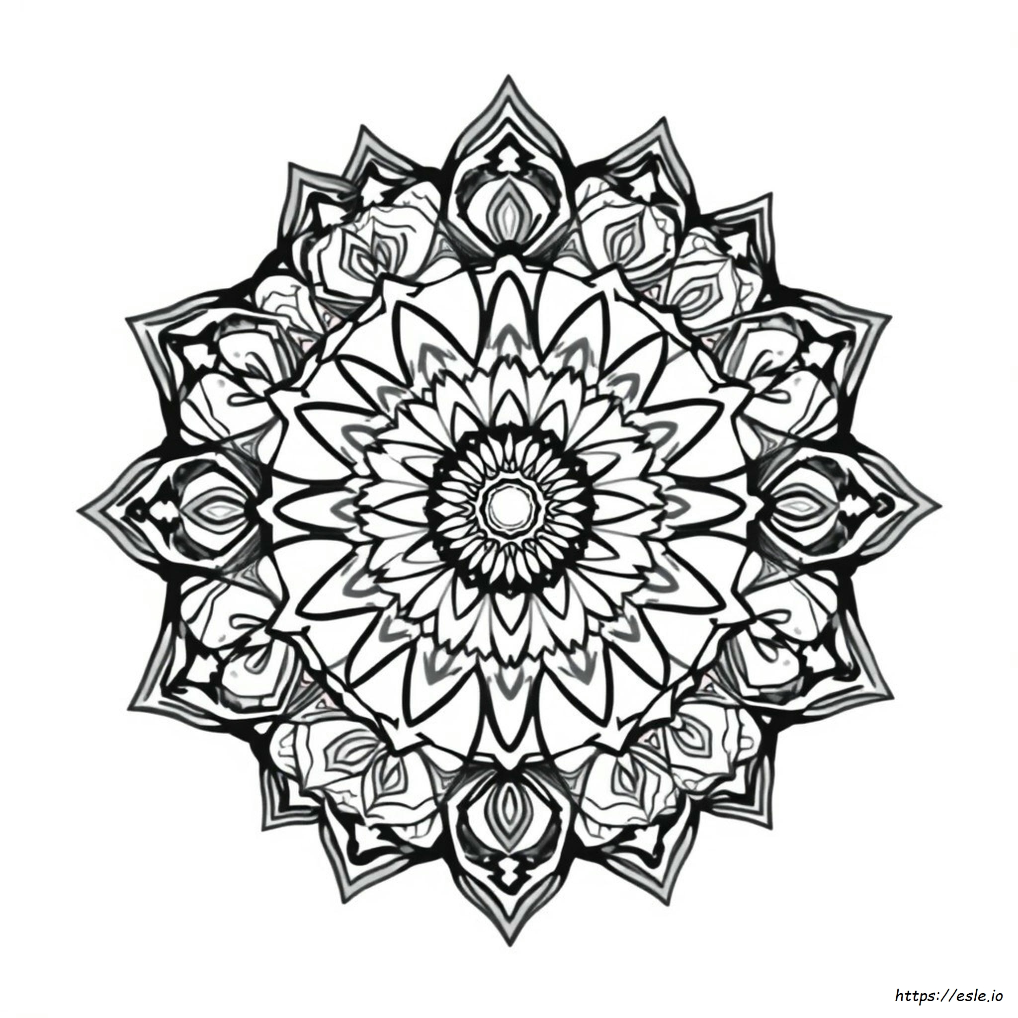 Mandala Coloring Book Pages