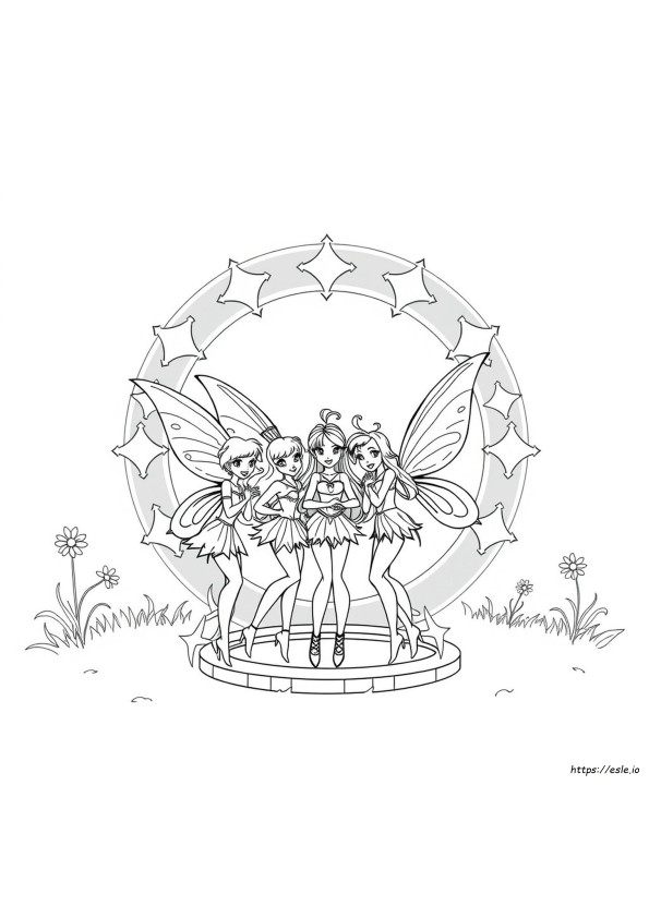 Pagina De Colorat Winx