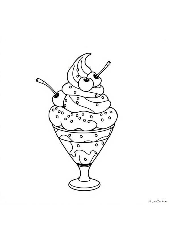 Gelato Desserts Da Colorare
