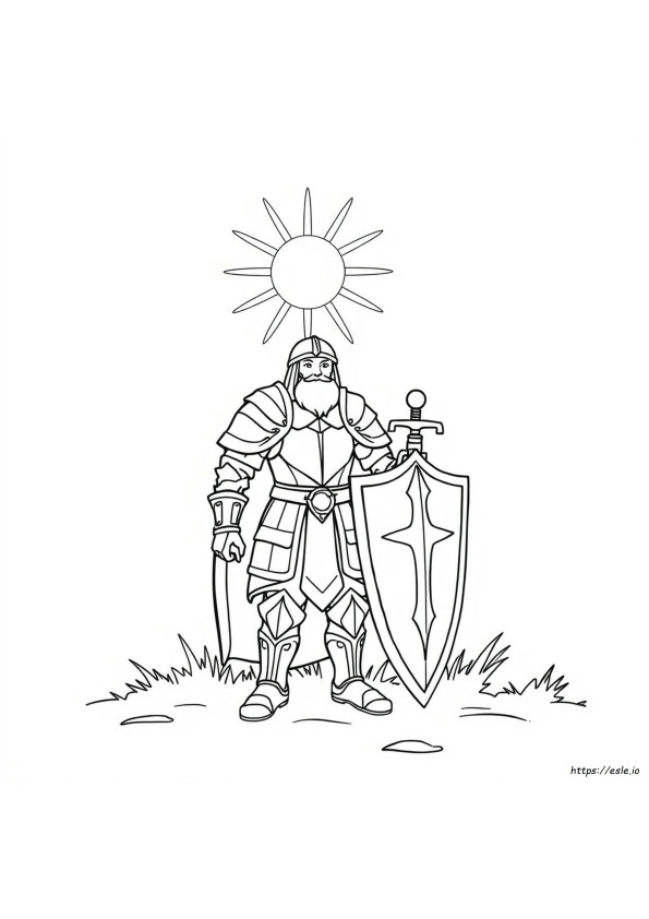Armor Of God Coloring Pages Pdf