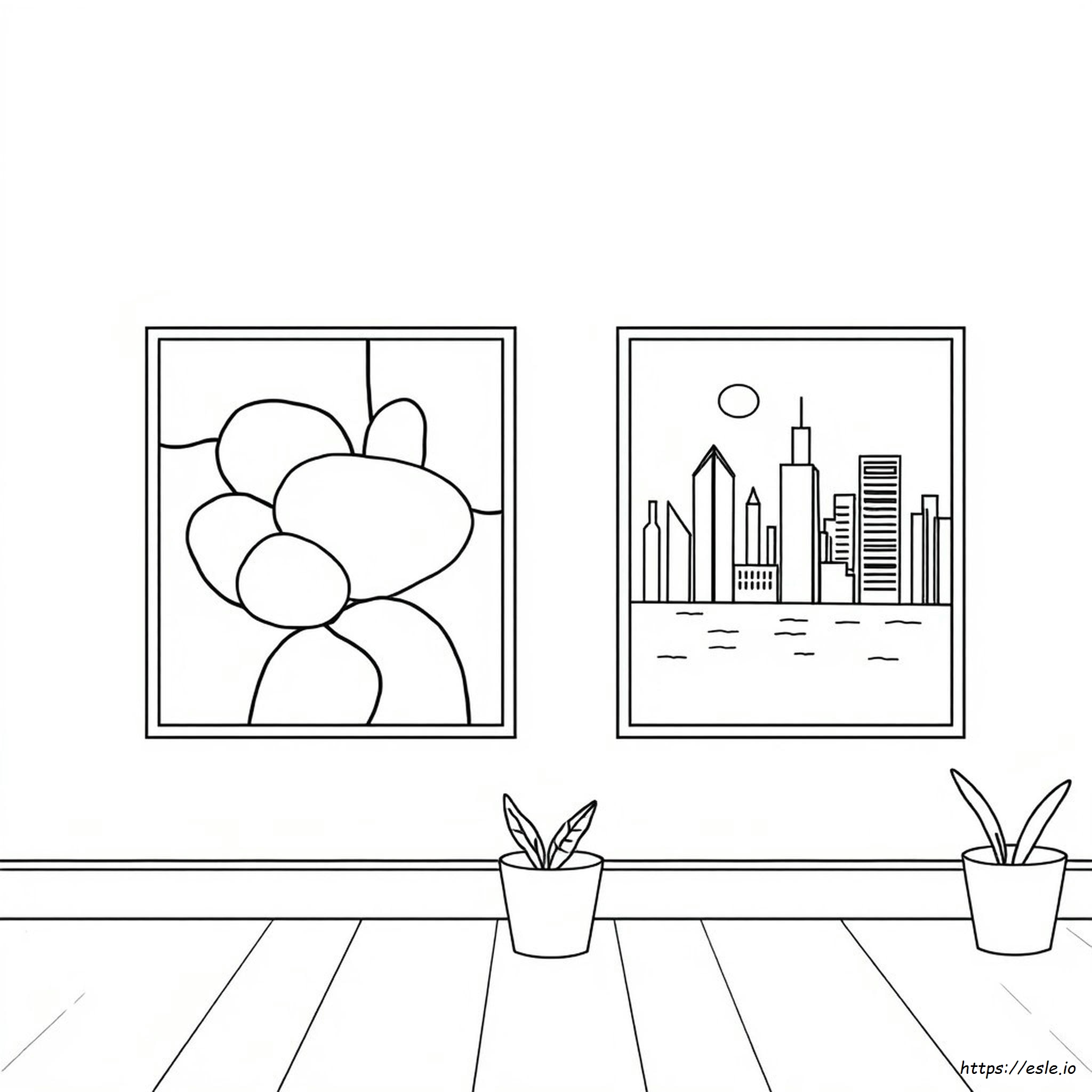 Pop Art Famous Art Coloring Pages