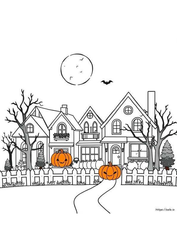 Images Of Halloween Coloring Pages