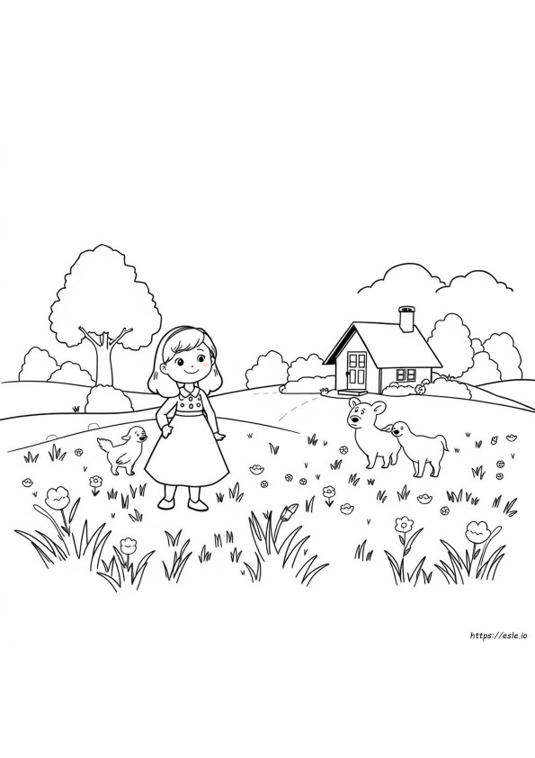 Hilda Coloring