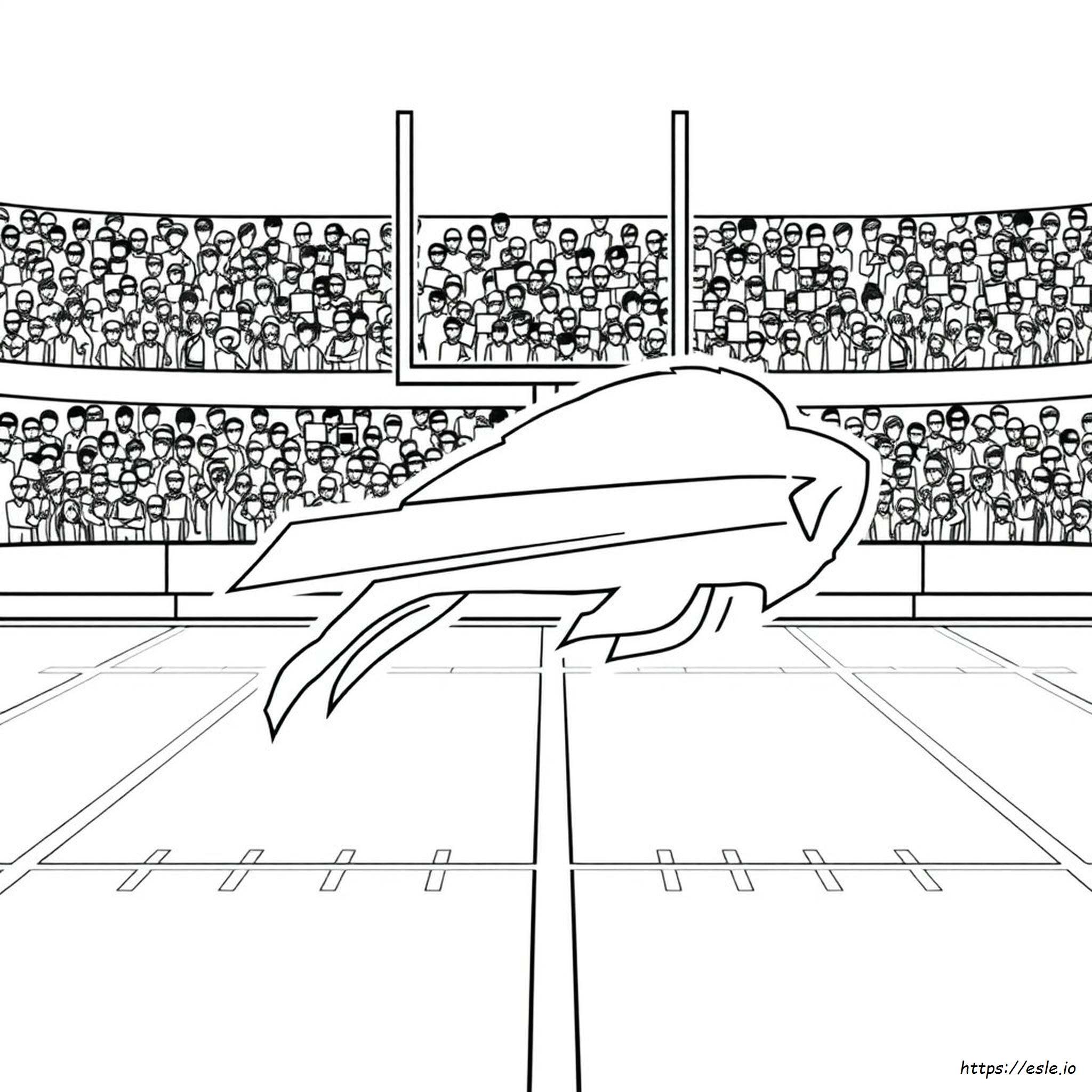 Logo De Los Bills Para Colorear