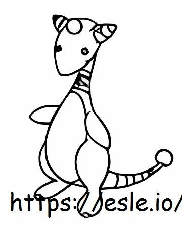 Ampharos coloring page