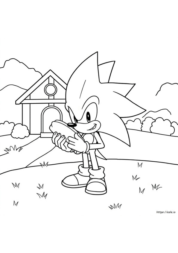 Coloring Pages Sonic Kolorowanka