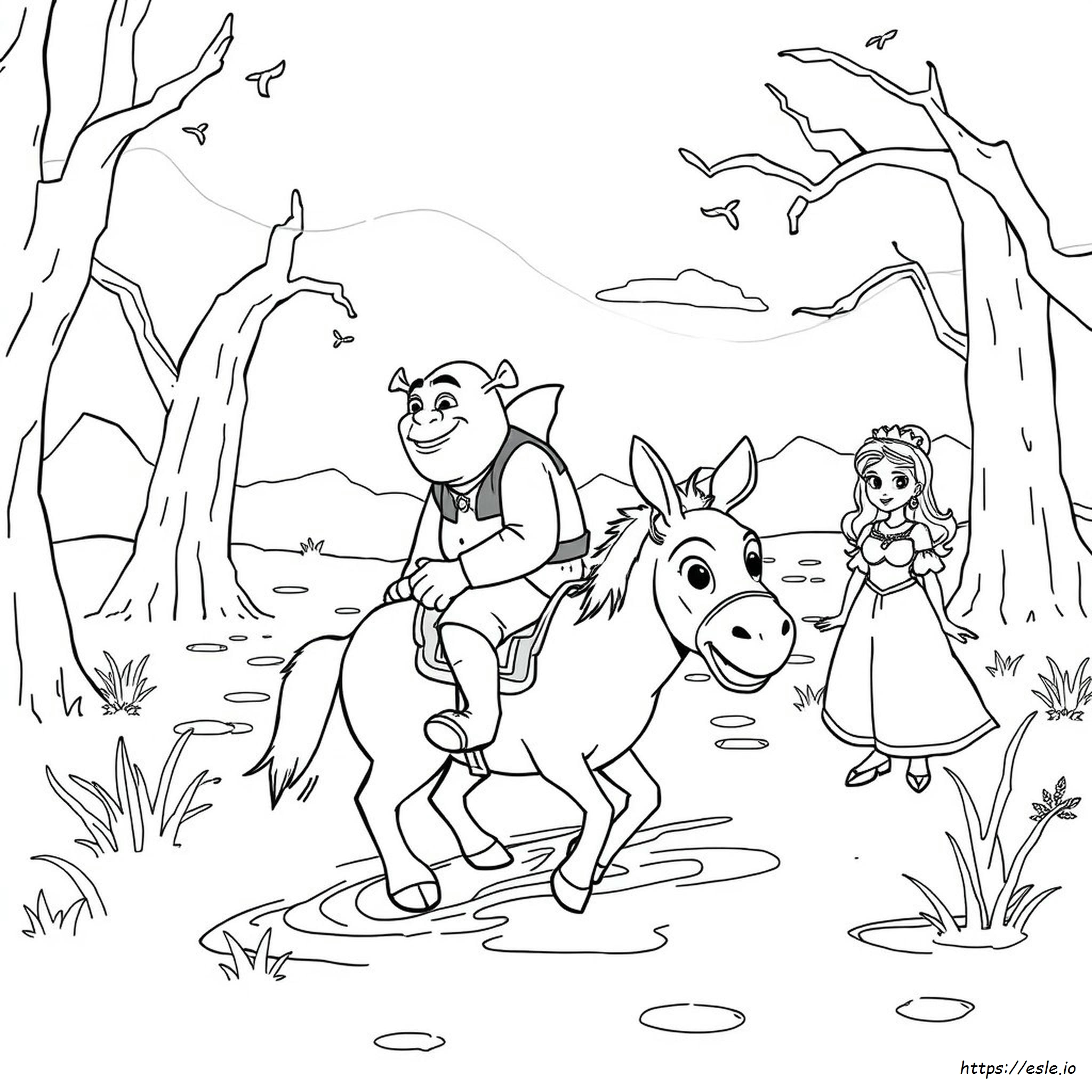 Coloring Pages From Shrek