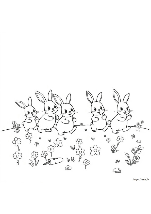 Coloring Pages For Bunnies