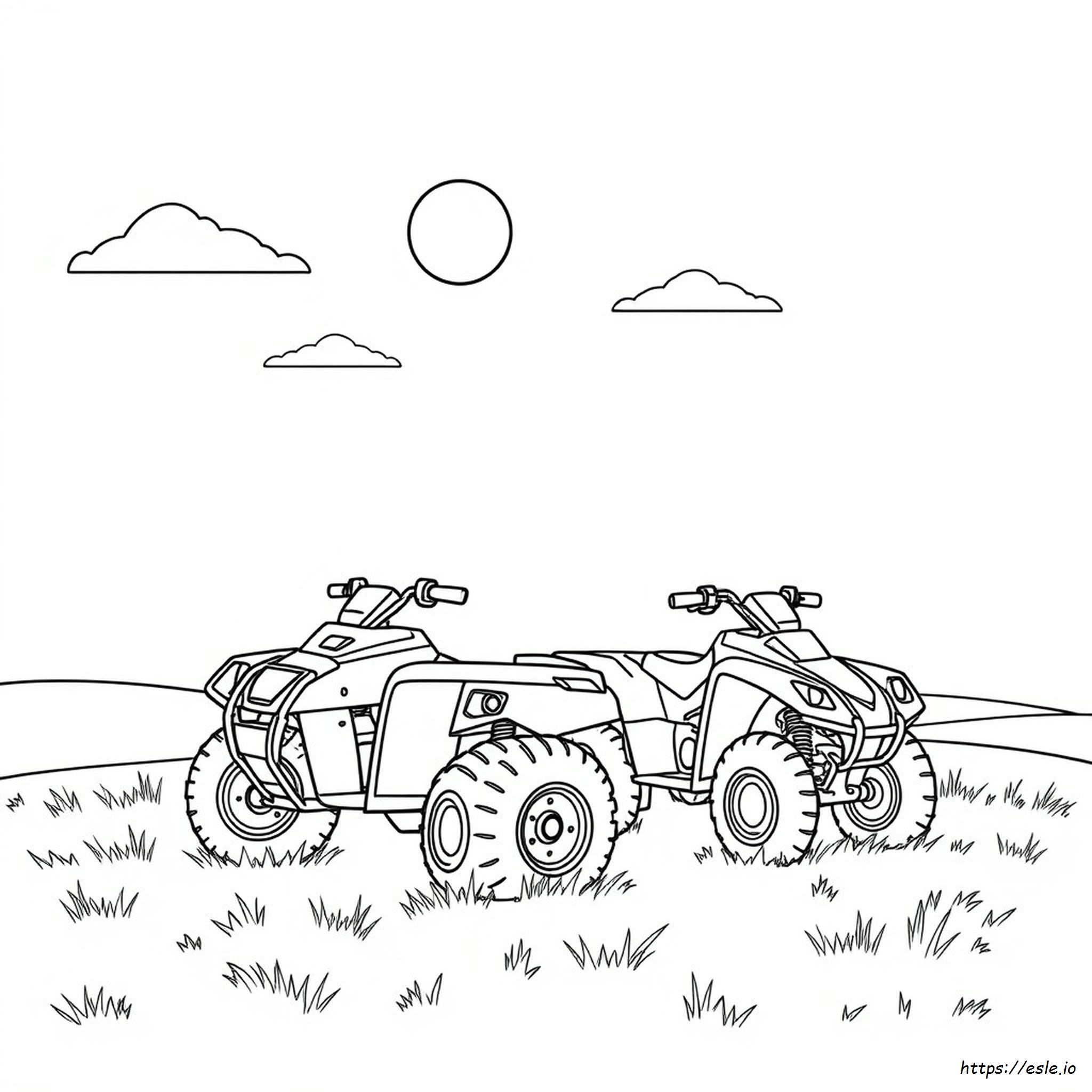 Desene De Colorat Cu Atv-Uri