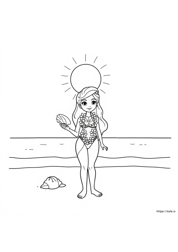 Printable Jade Summer Free Coloring Pages