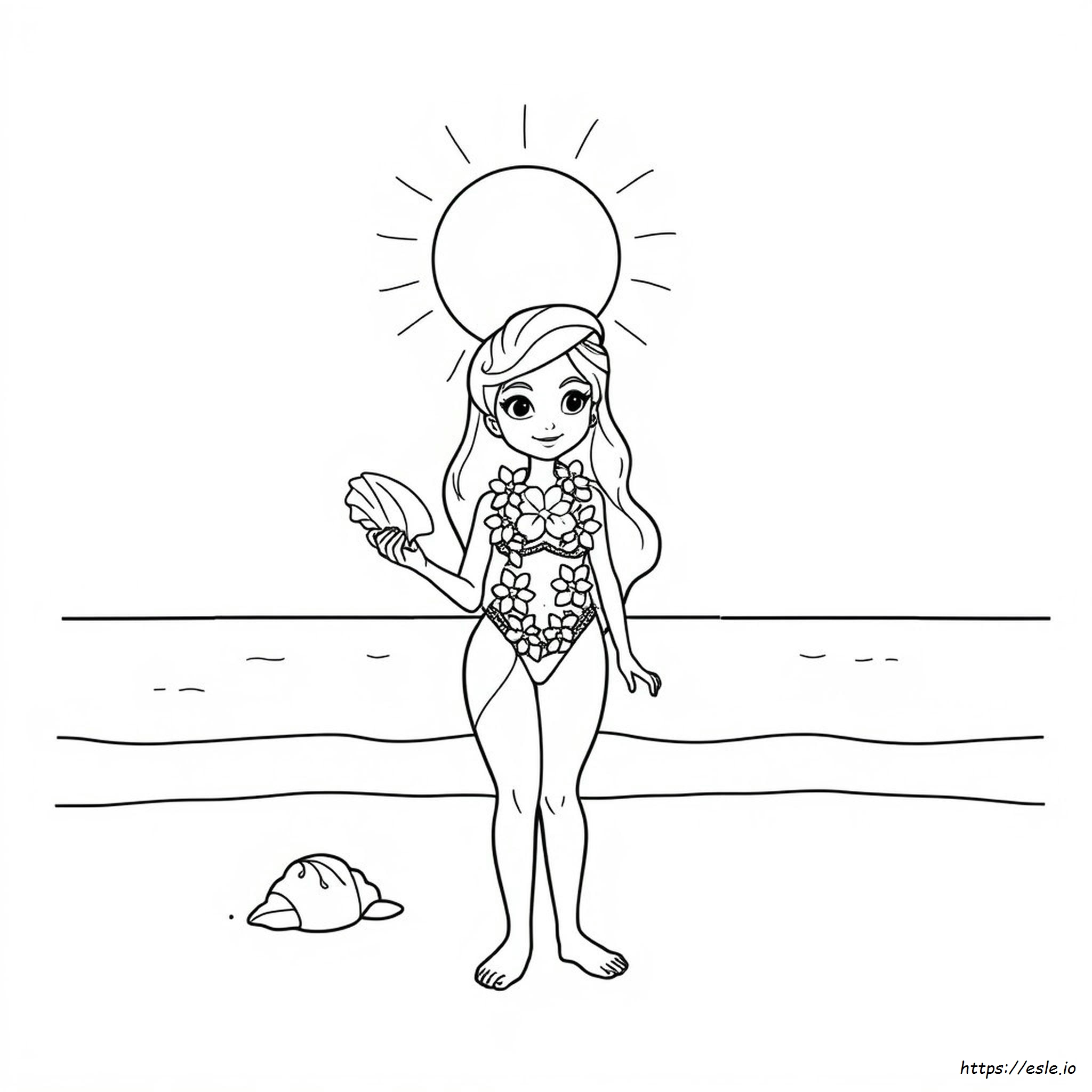 Printable Jade Summer Free Coloring Pages