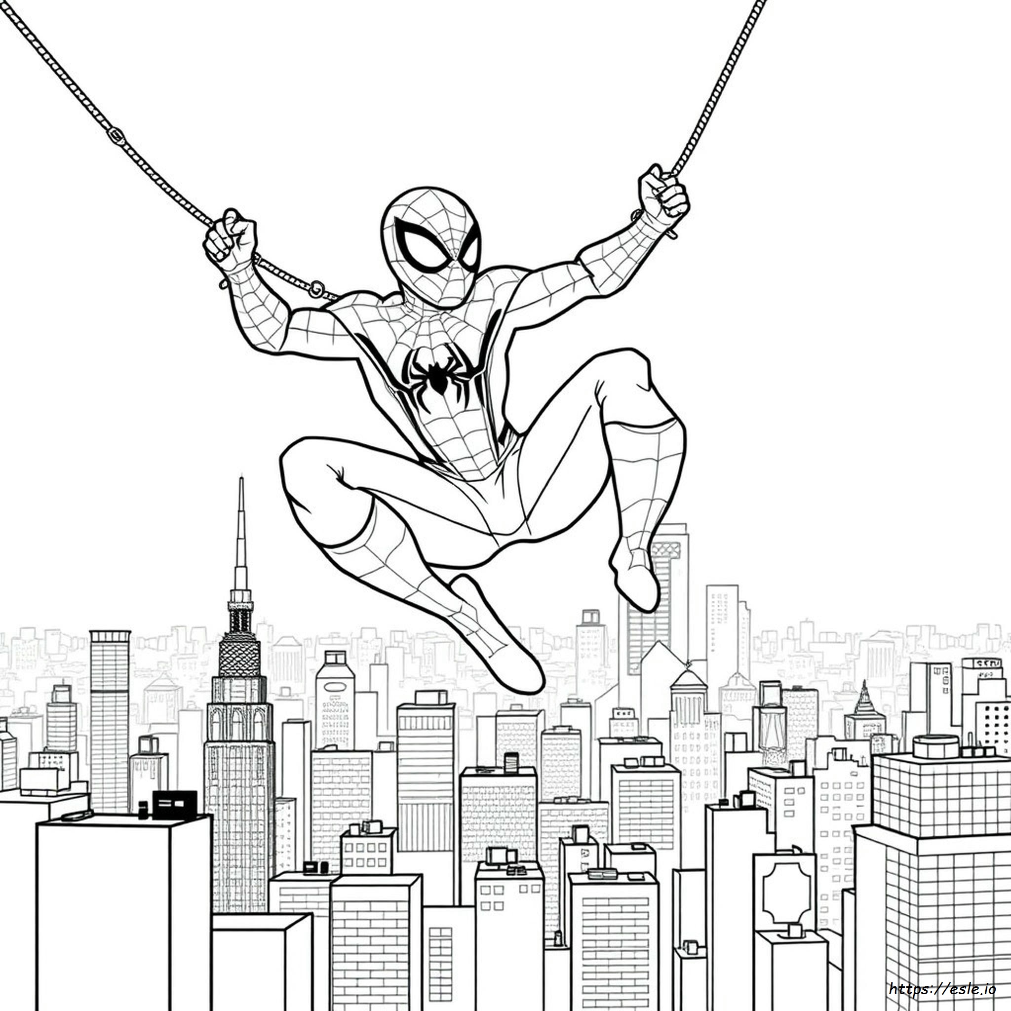 Spiderman Do Kolorowania