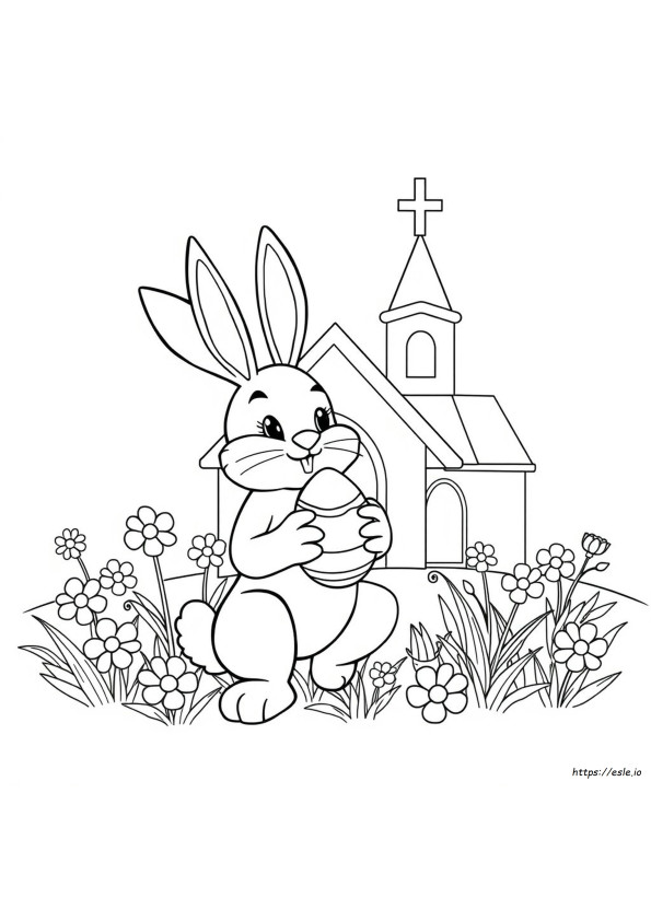 Coloriages De Pâques Religieux Pour Enfants