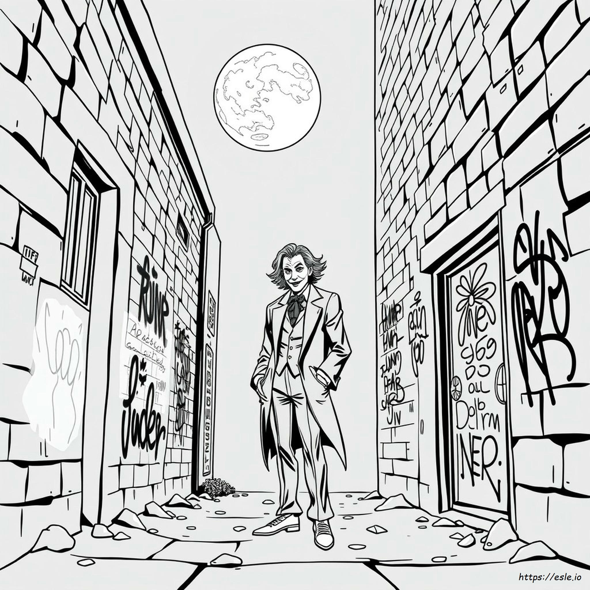 Joker Colouring In