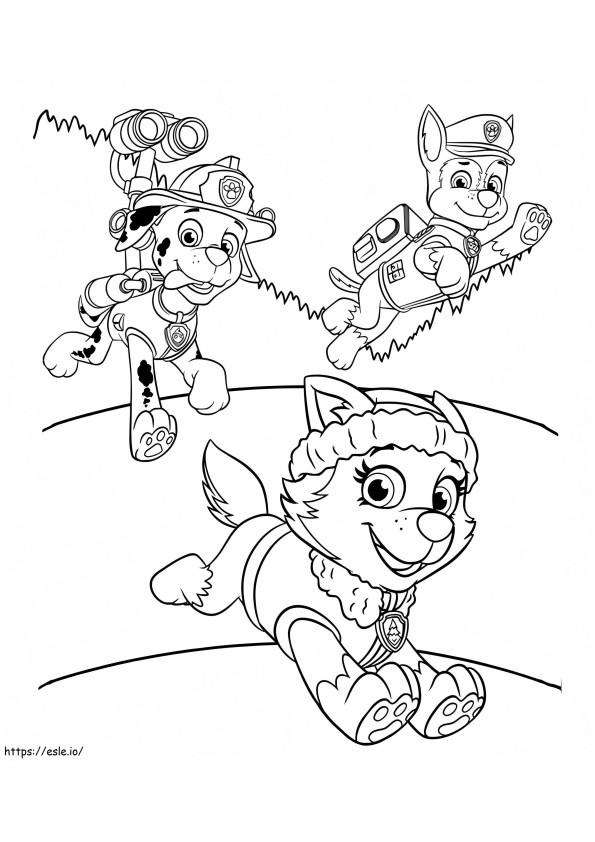 Chase Paw Patrol 9 coloring page