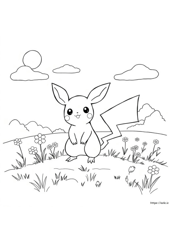 Raichu Kleurplaat