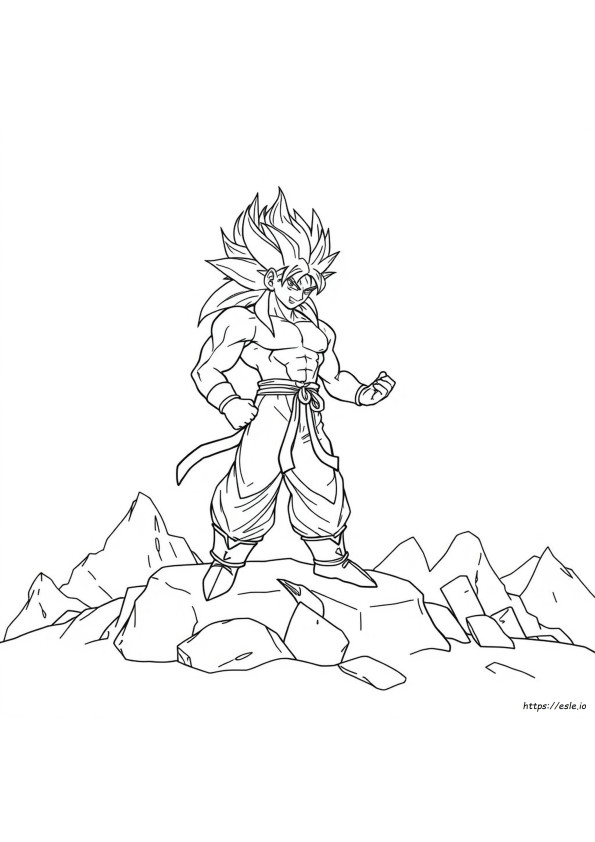 Gogeta Coloring