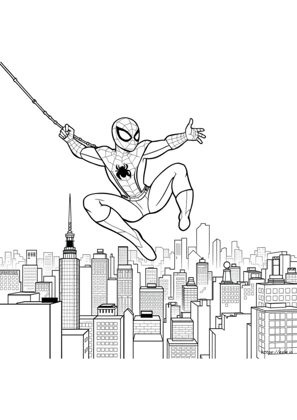 Spiderman Ausmalbilder