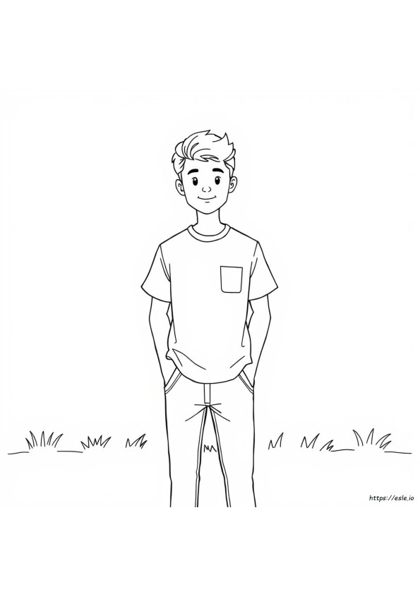Kaos Putih Gambar Mewarnai