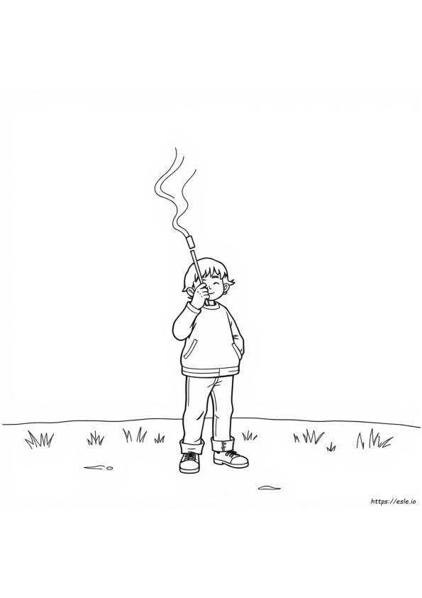 Merokok Gambar Mewarnai