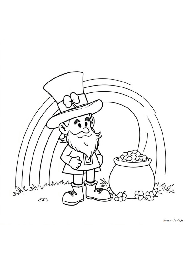 Sombrero De Duende Para Colorear