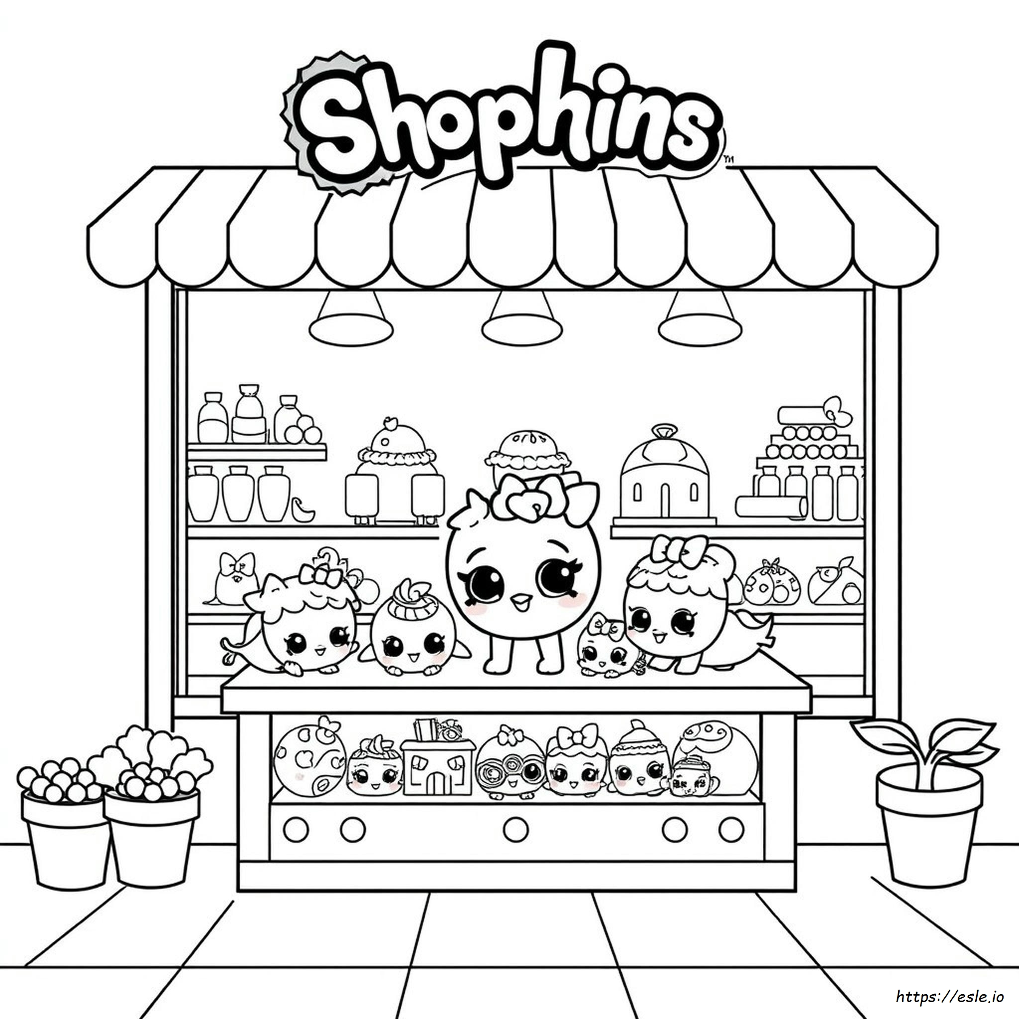 Colouring Pages Shopkins